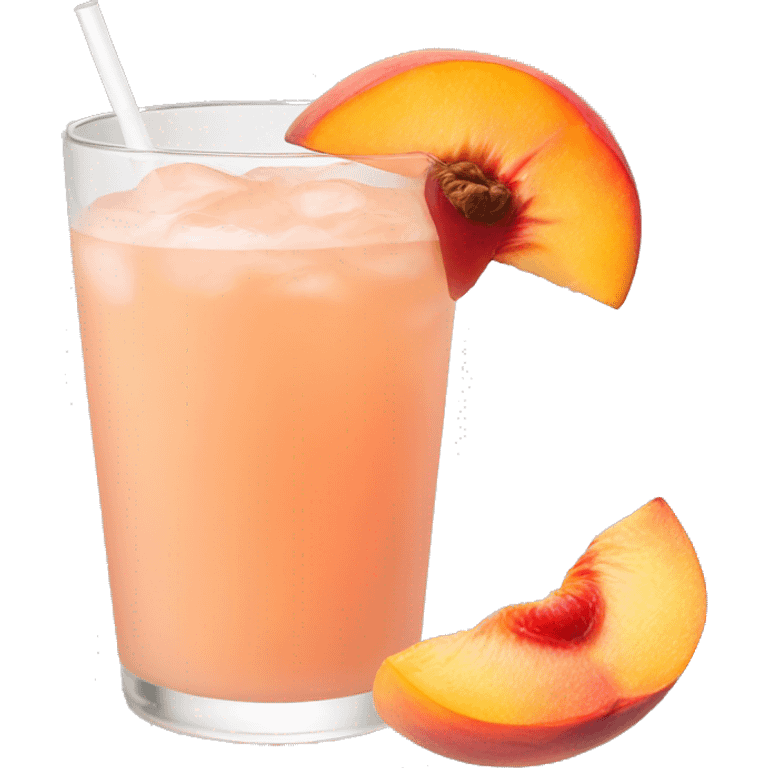 Peach drink emoji