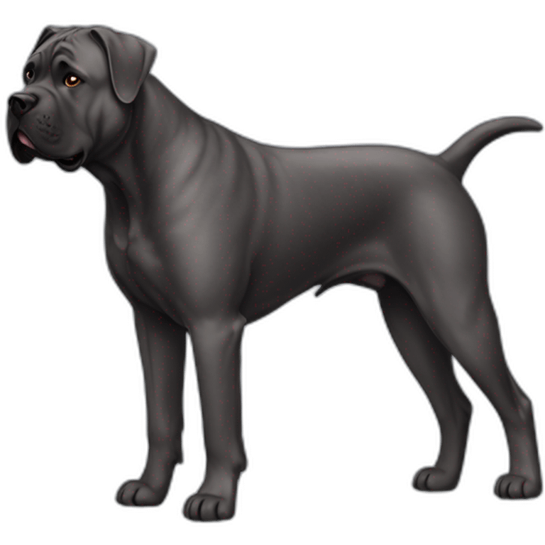 Dog Cane Corso full body emoji