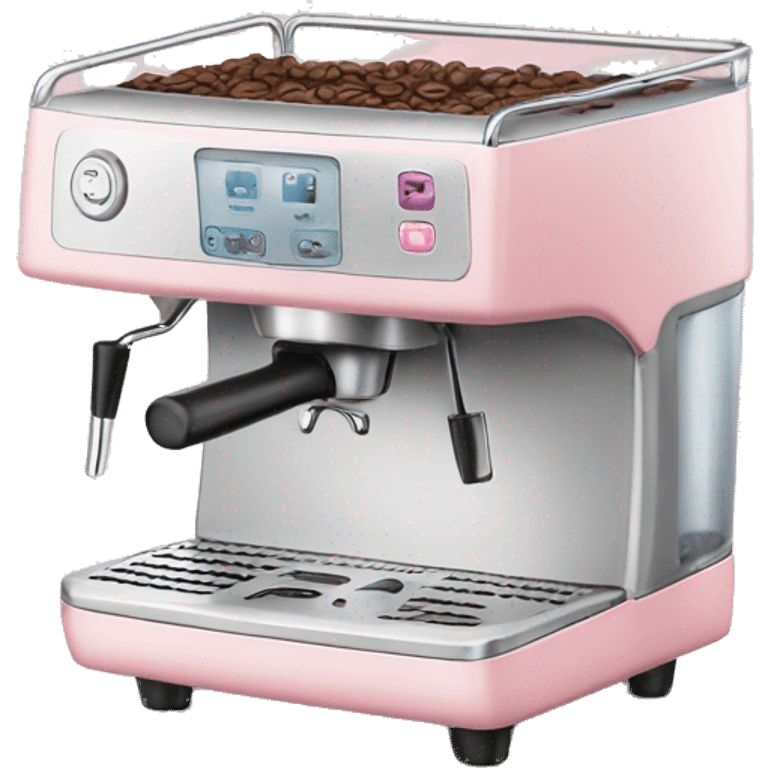 Light Pink coffee machine  emoji