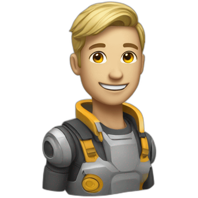 a virtual human trading bot wink emoji