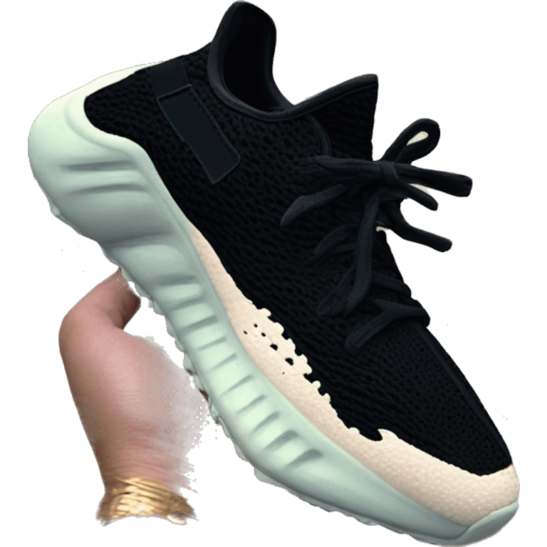 Yeezy Foam Runner 'Onyx' emoji