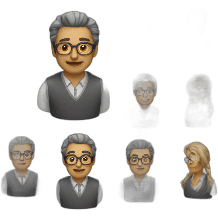 Profesor online emoji