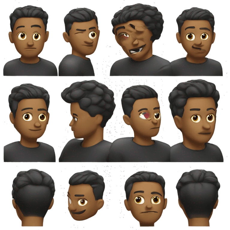 Freaky bob low taper fade emoji