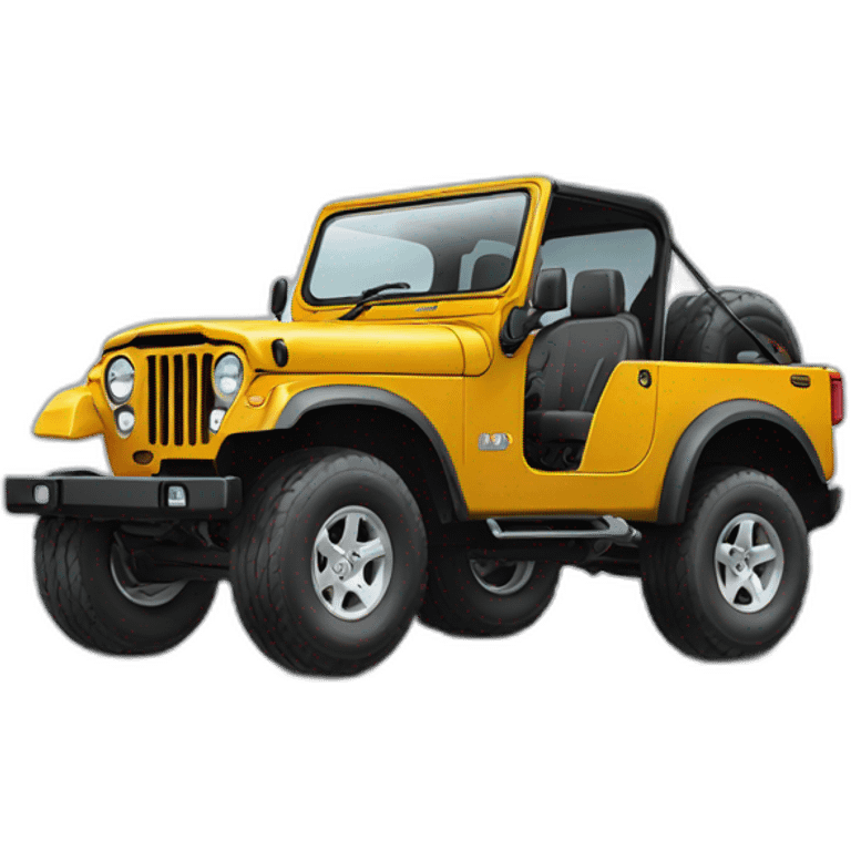 mahindra thar emoji