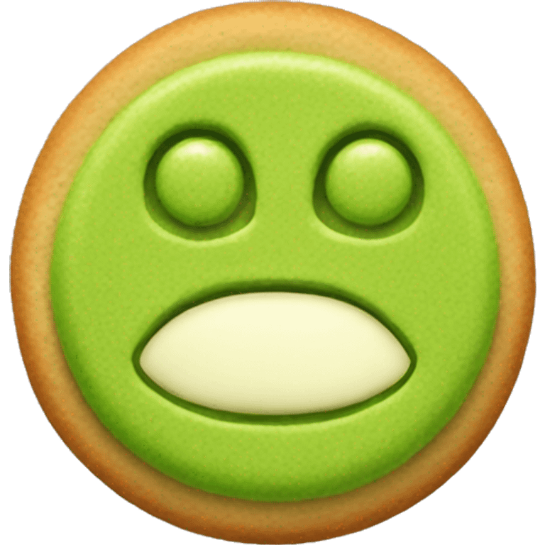 Matcha cookie emoji