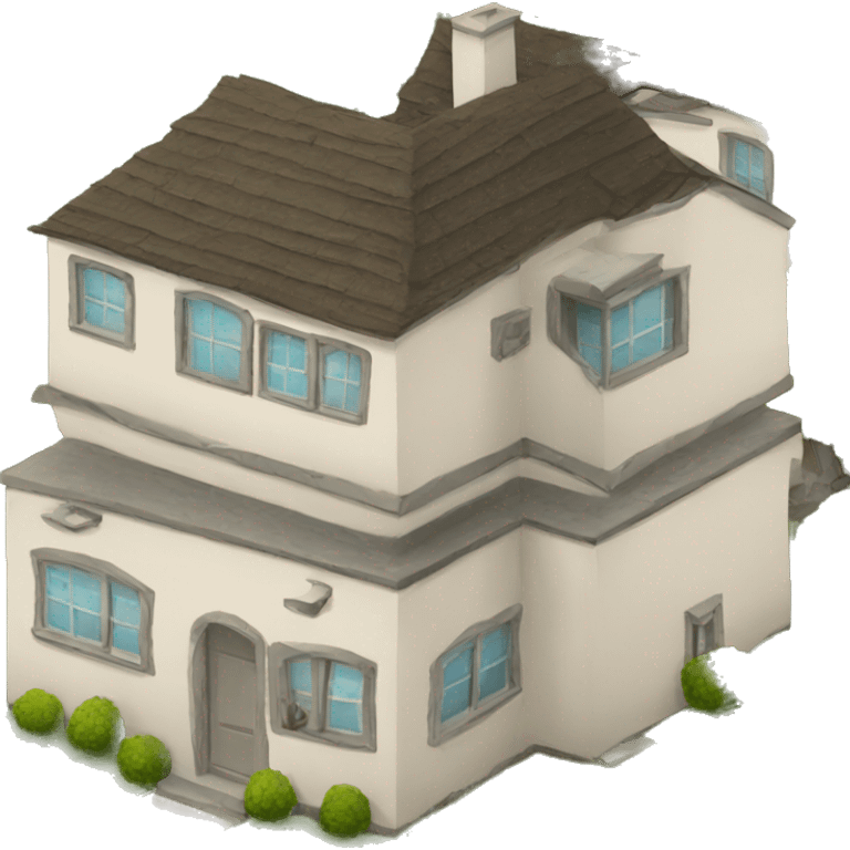 strange house emoji