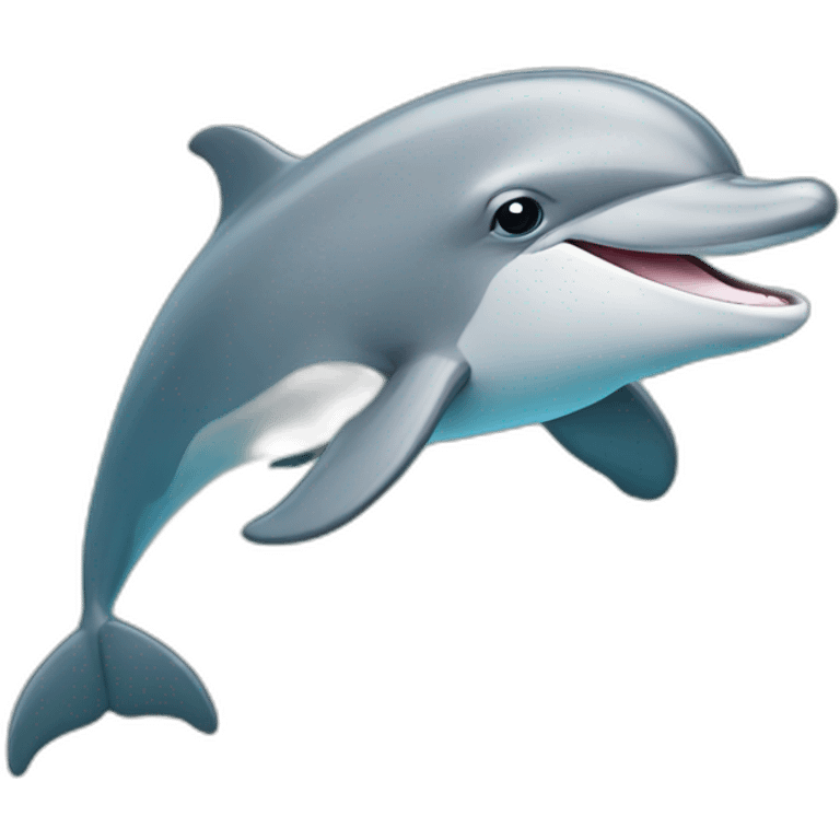 Happy-dolphin emoji