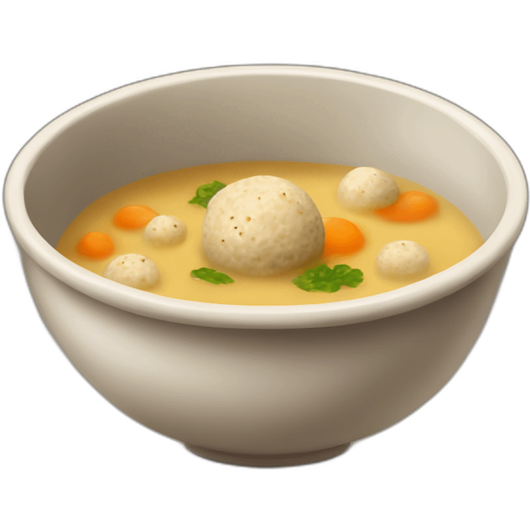 Matzah ball soup emoji