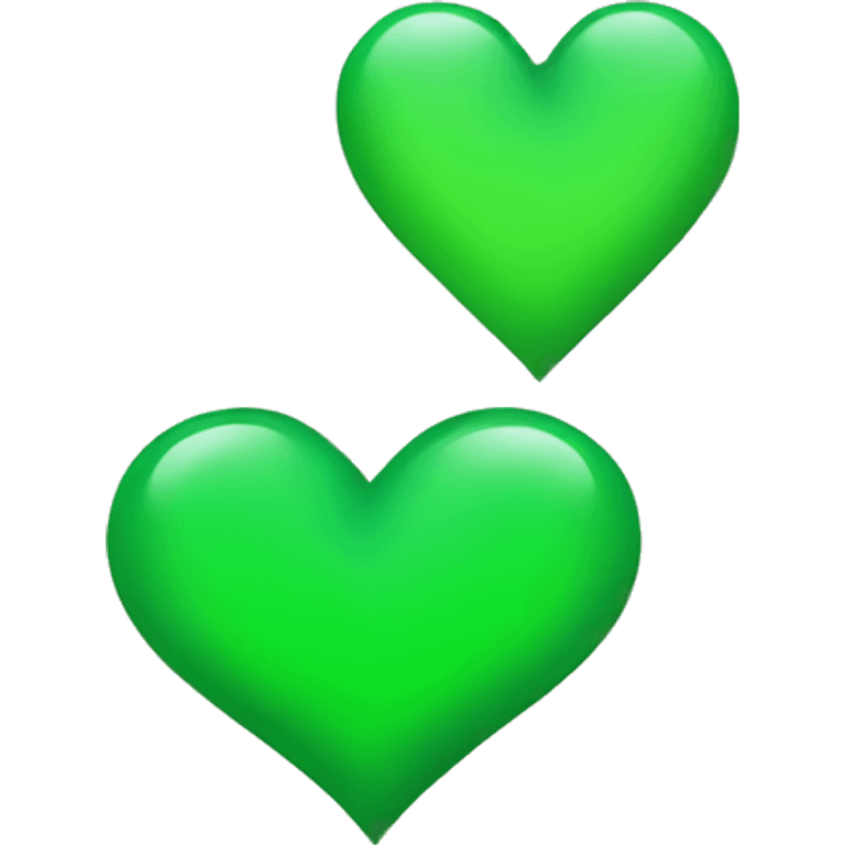 Green heart emoji