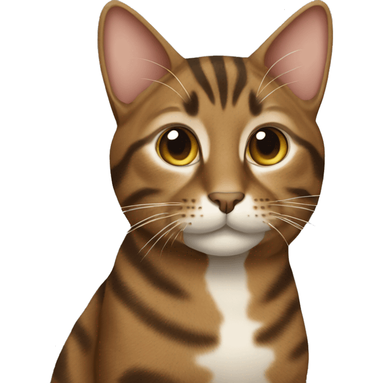 brown tabby cat emoji