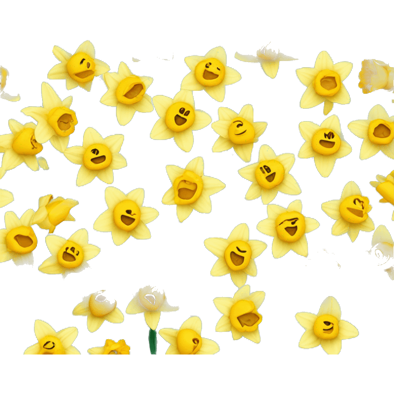 Daffodil bouquet  emoji