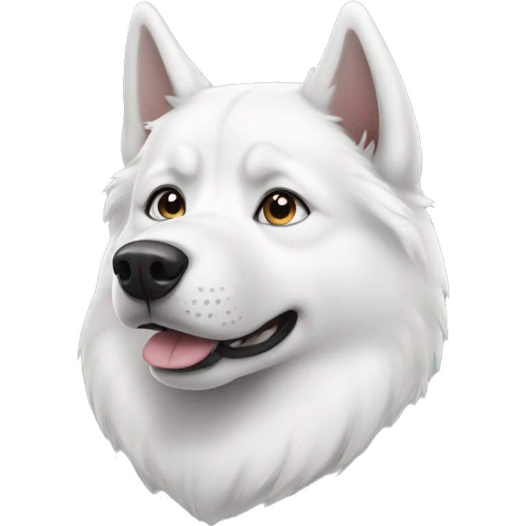 White husky emoji