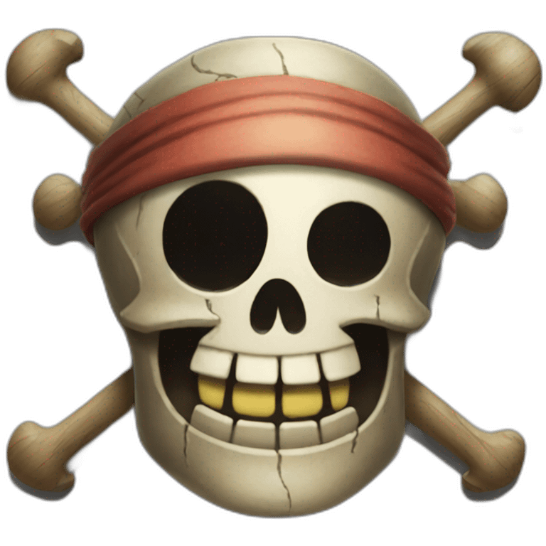 one piece jolly roger emoji