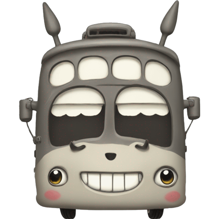 Totoro bus smile emoji