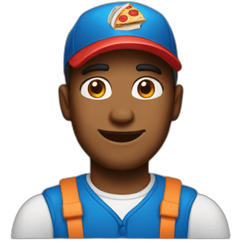 Pizza delivery guy emoji