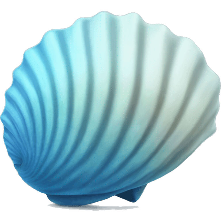 blue seashell emoji