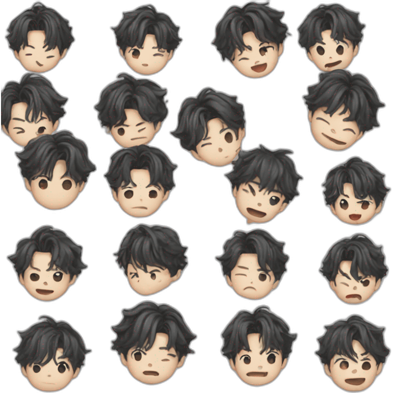 Bangchan from stray kids emoji