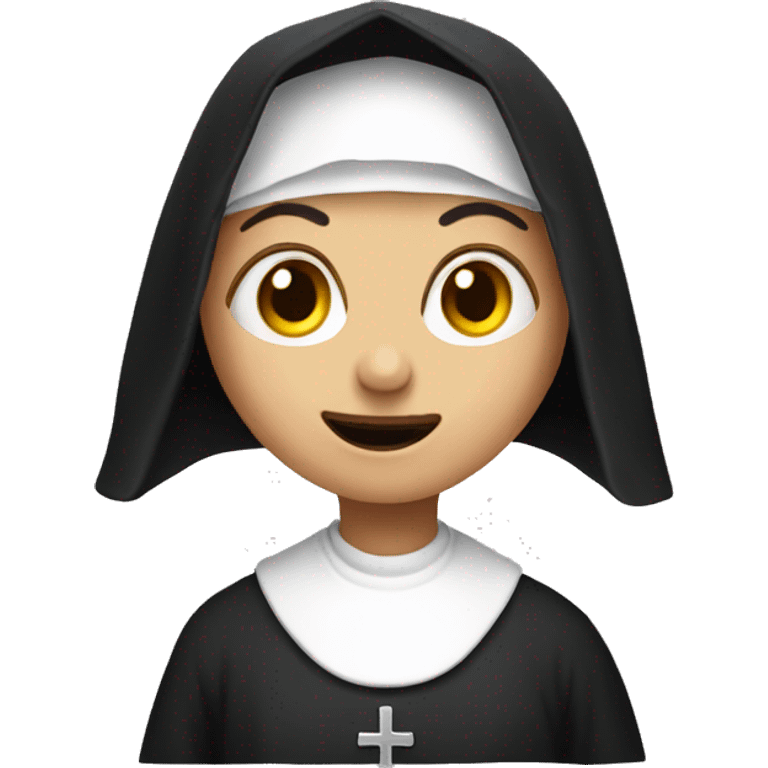 Scery Nun emoji