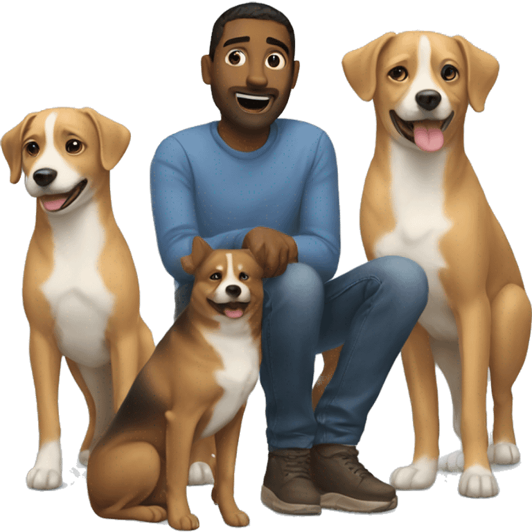 Dogs and me emoji