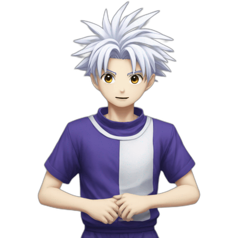 Killua hunterxhunter emoji