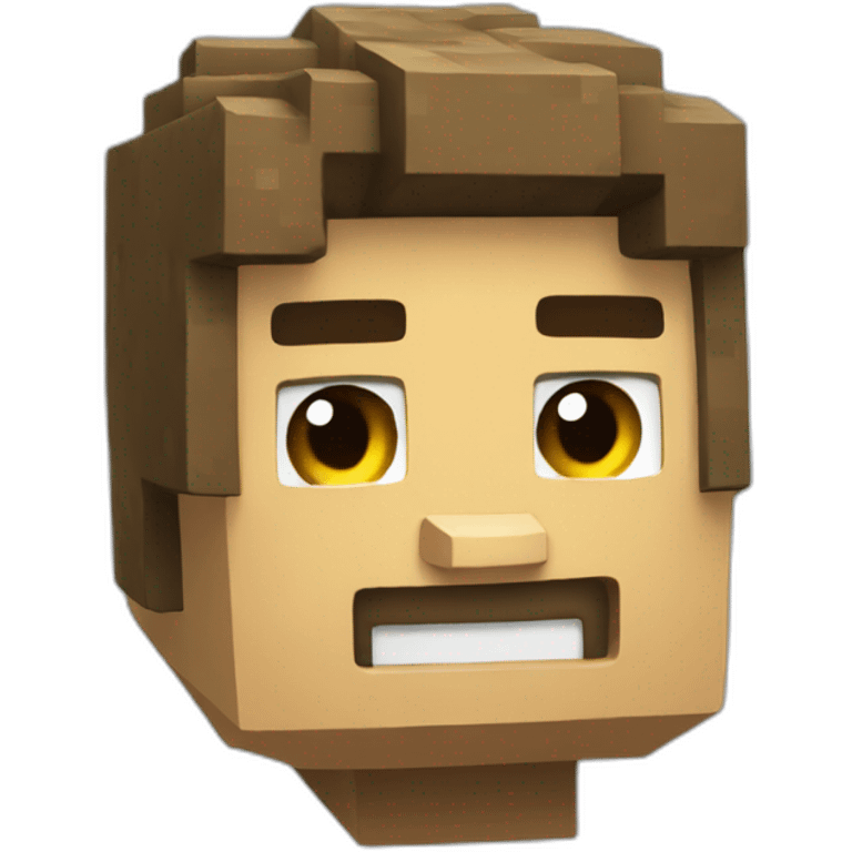 Happy minecraft  emoji