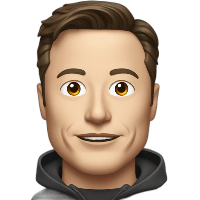 elon musk with mask emoji