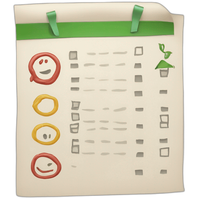 checklist emoji