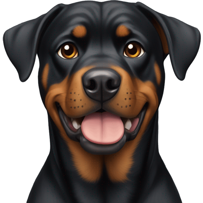 rottweiler mixed with a doberman emoji