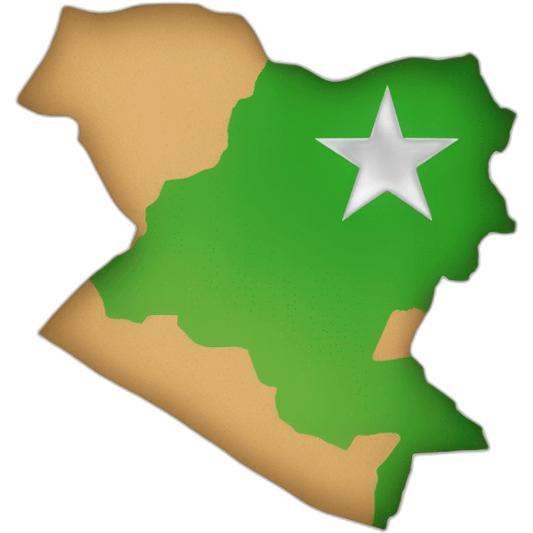 Algeria Map emoji