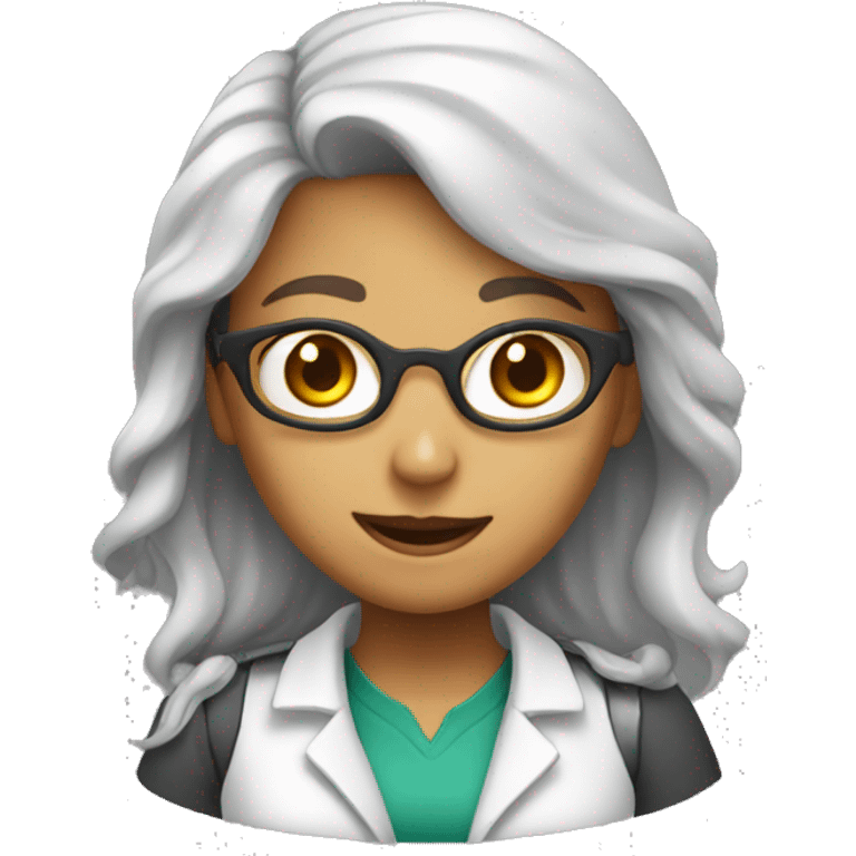 biologist girl emoji