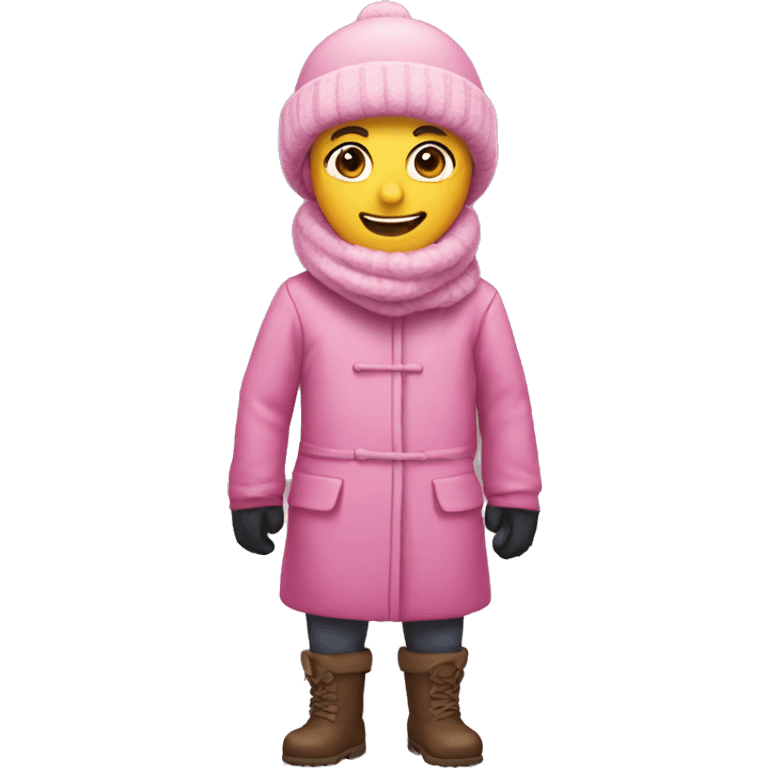 pink winter emoji