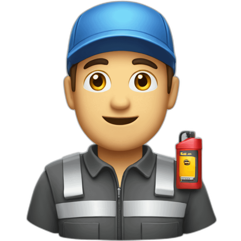 Car battery delivery guy  emoji