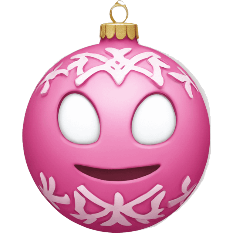 Pink ornament  emoji