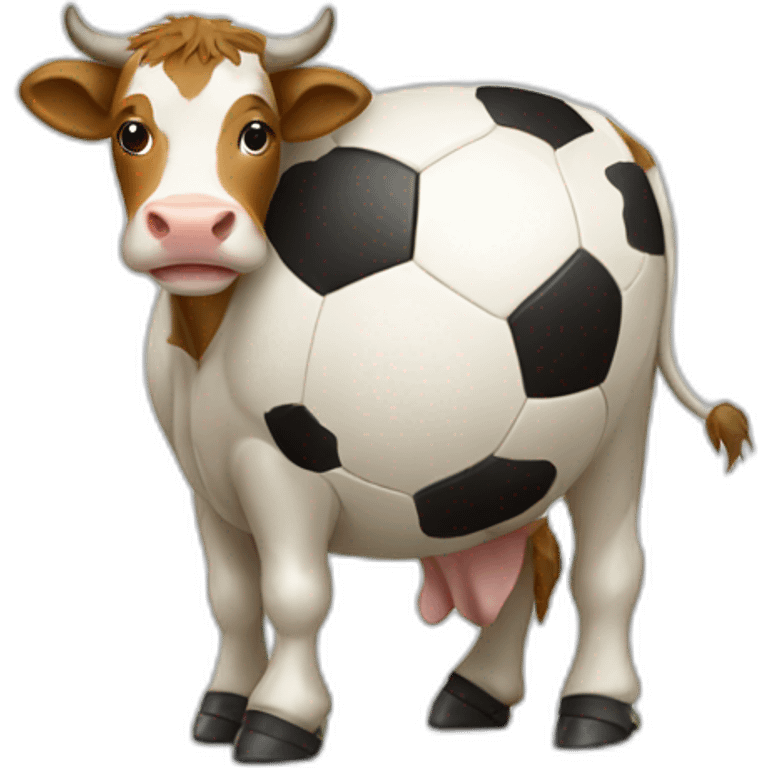 cow soccer emoji