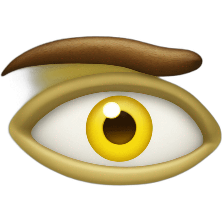 banane avec des yeux emoji