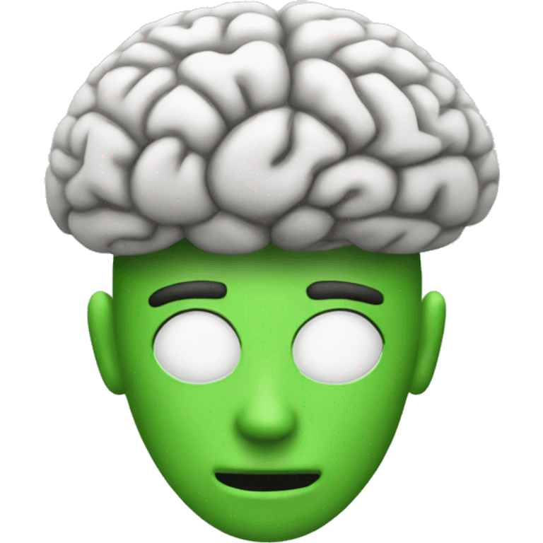 brain fog green emoji