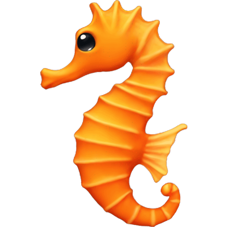 Orange seahorse emoji