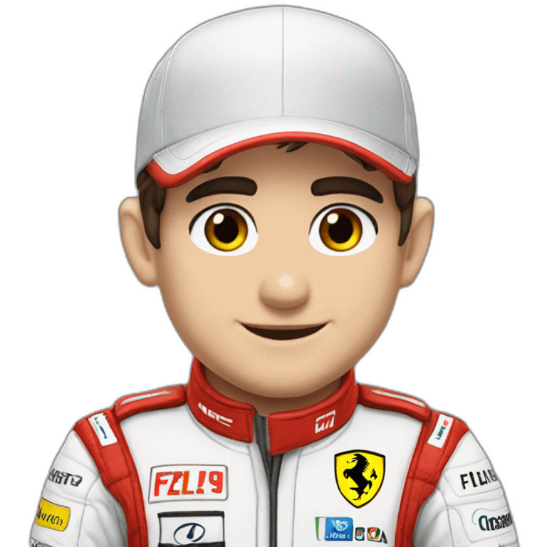 charles-leclerc-ferrari-f1-pilot emoji