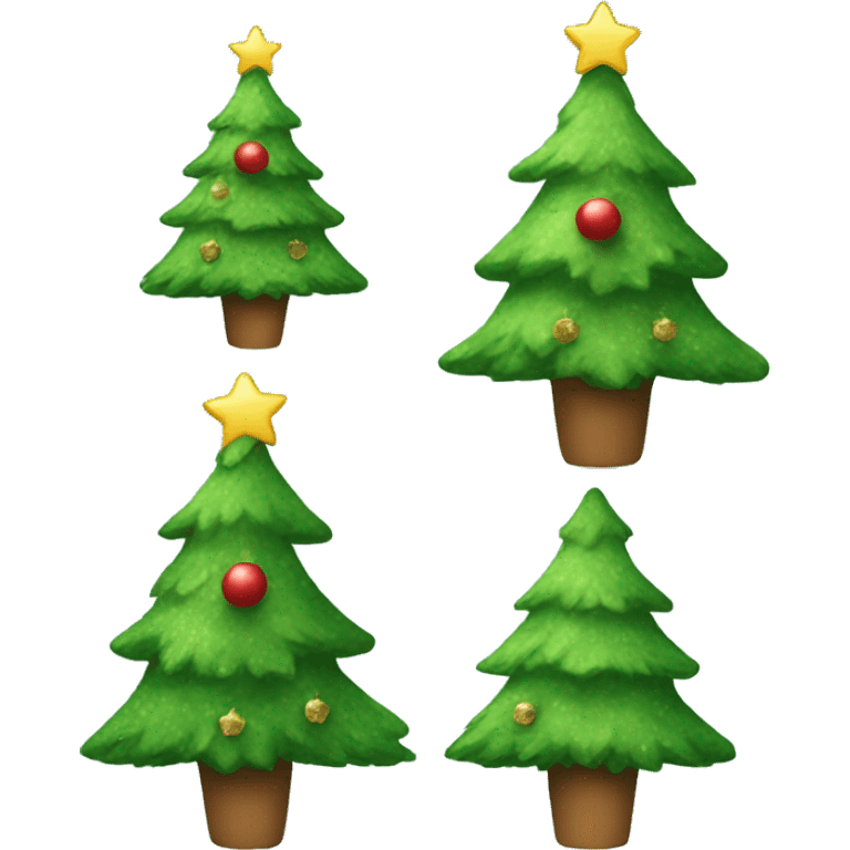 A cute Christmas tree  emoji