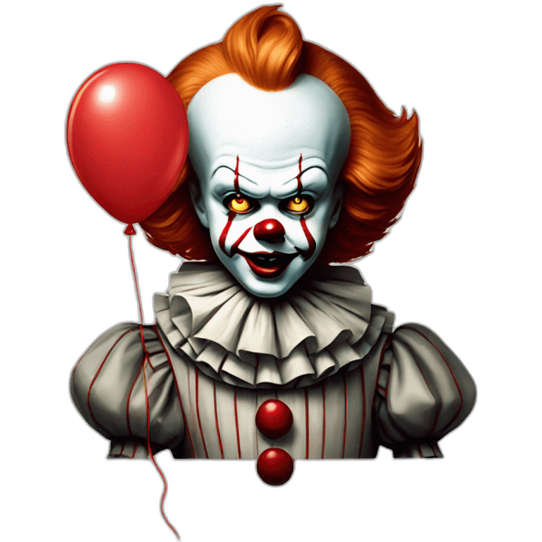 pennywise with balloon emoji