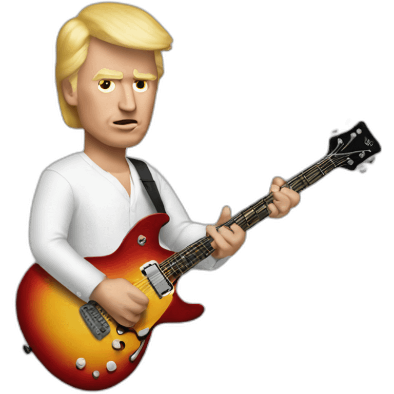 trump guitarist emoji