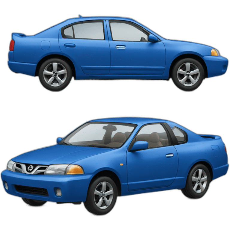 Blue nissan emoji