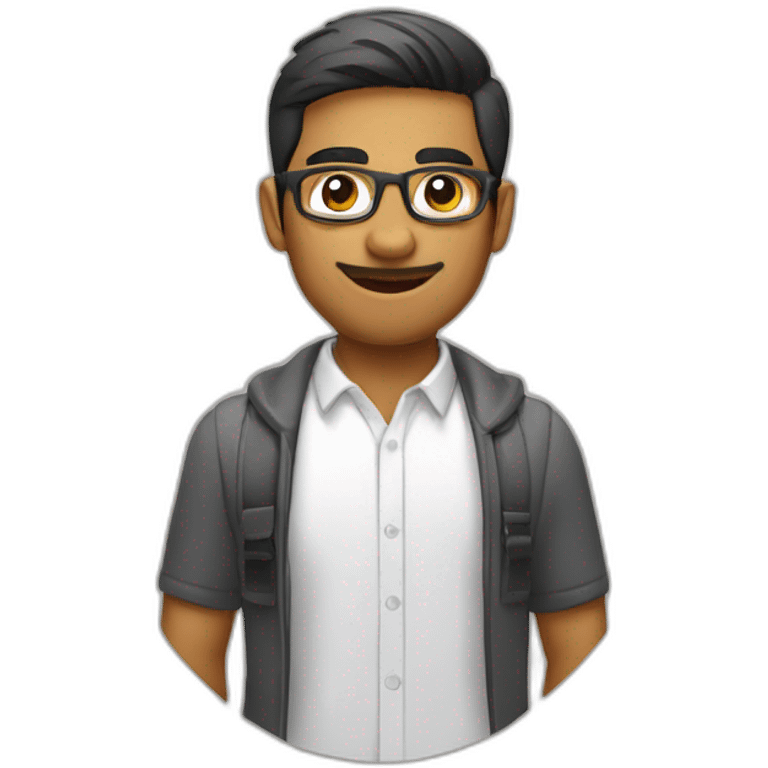 Om Patel ui/ux designer emoji