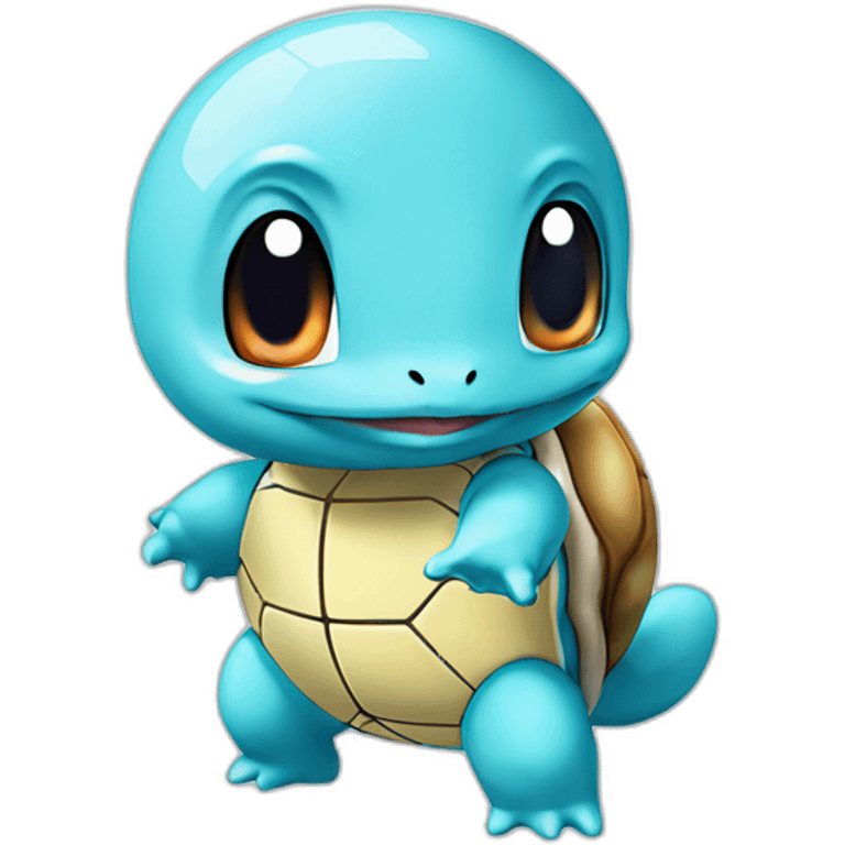 Squirtle-spray water emoji