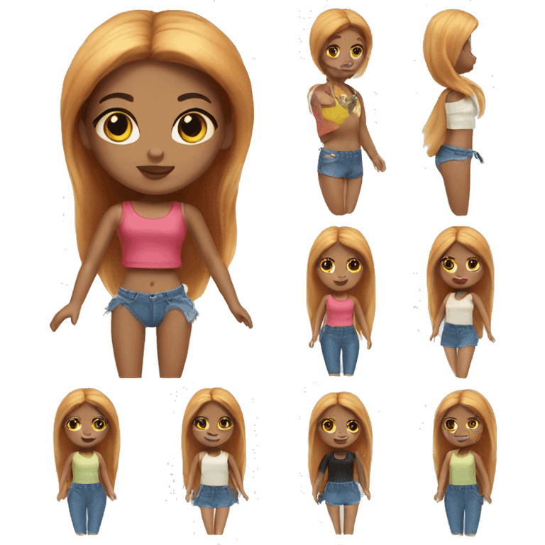 barby doll emoji