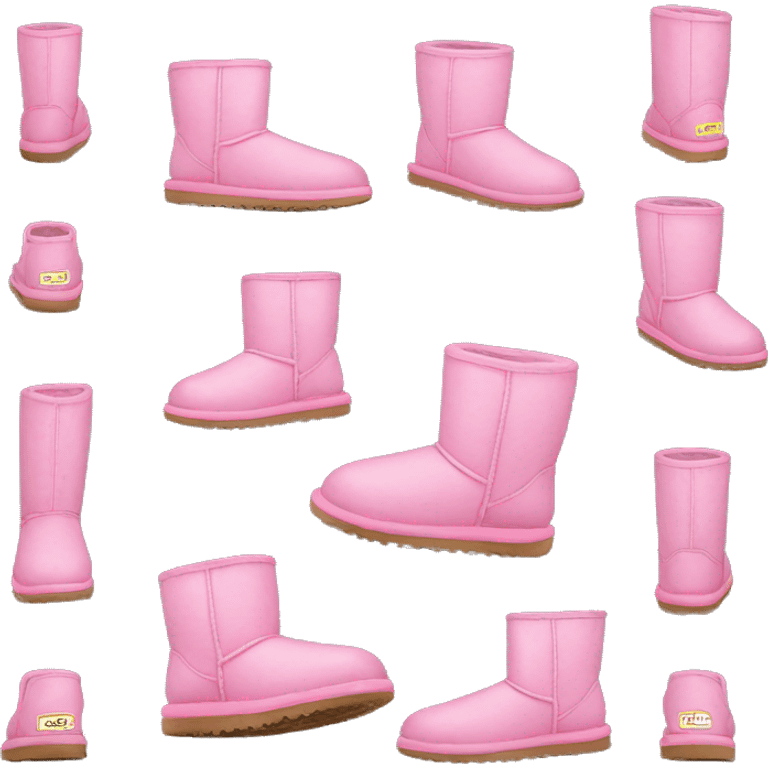 Pink UGG shoes emoji