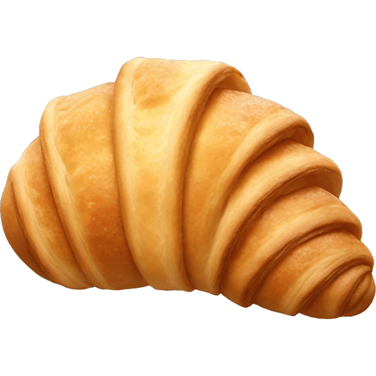 A croissant with a moon form emoji