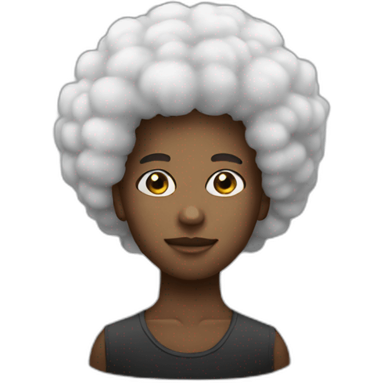 Afro emoji