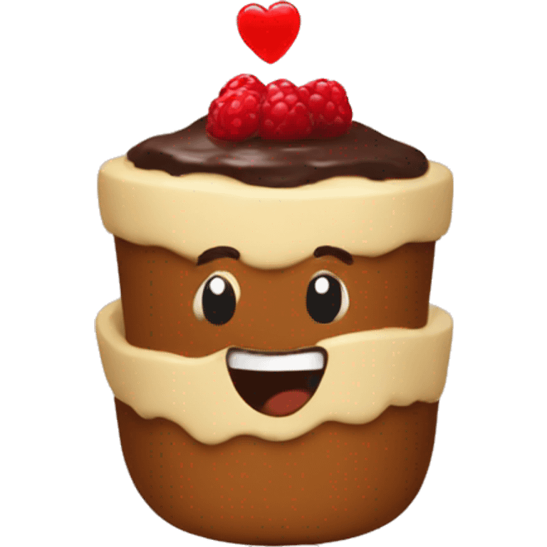 pudding love emoji