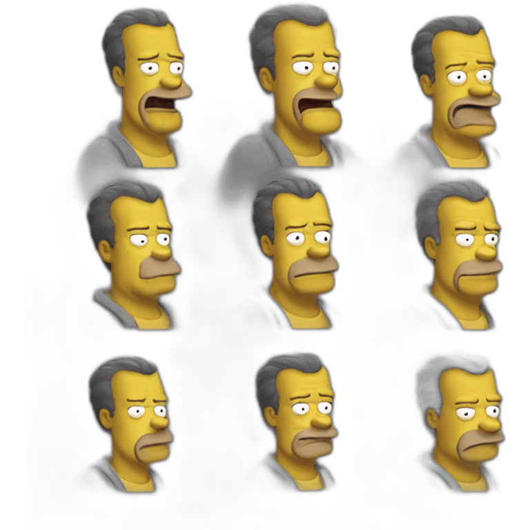 Hommes Simpson emoji